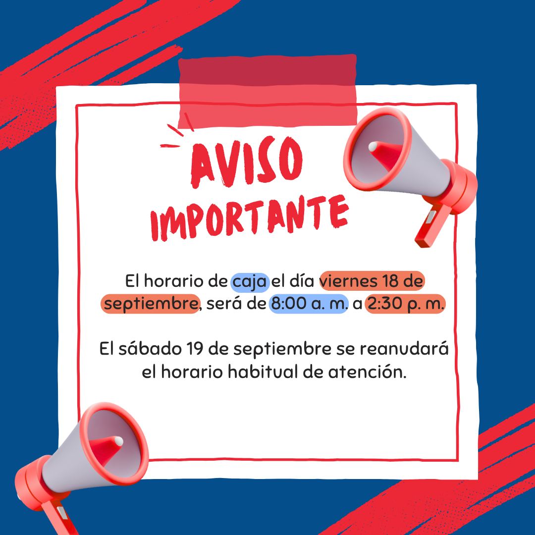 Horario Caja 18Sep